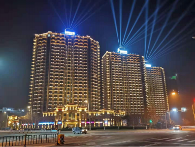 威海(hai)市華瀚大湖公(gong)館樓體及(ji)週邊景觀亮化工程
